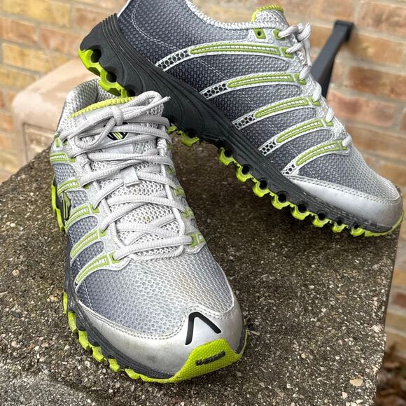 K-Swiss Tubes Run 100 Men’s Running Shoes Grey Lime Green size 9.5 - Picture 7 of 12